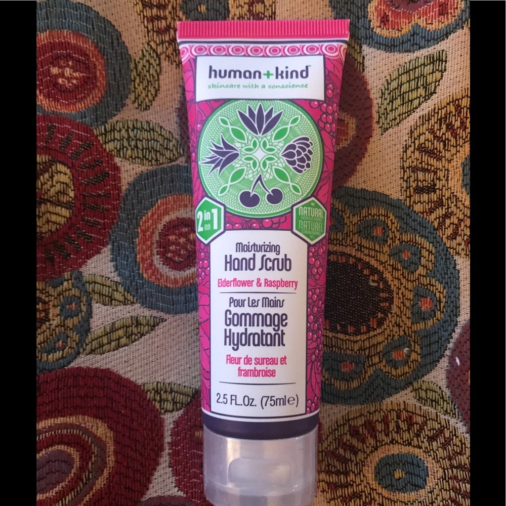 Human + Kind moisturizing hand scrub.